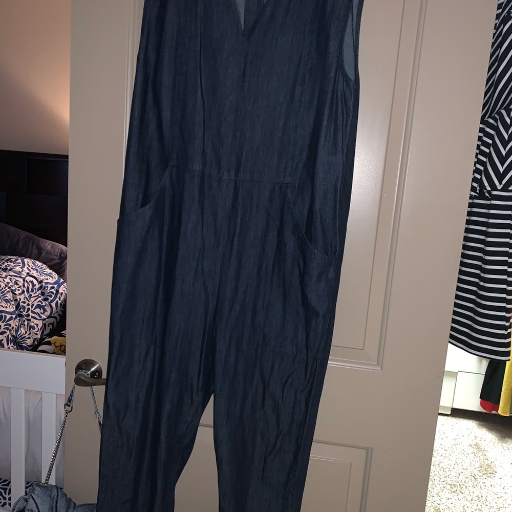 Demin oversized jumpsuit